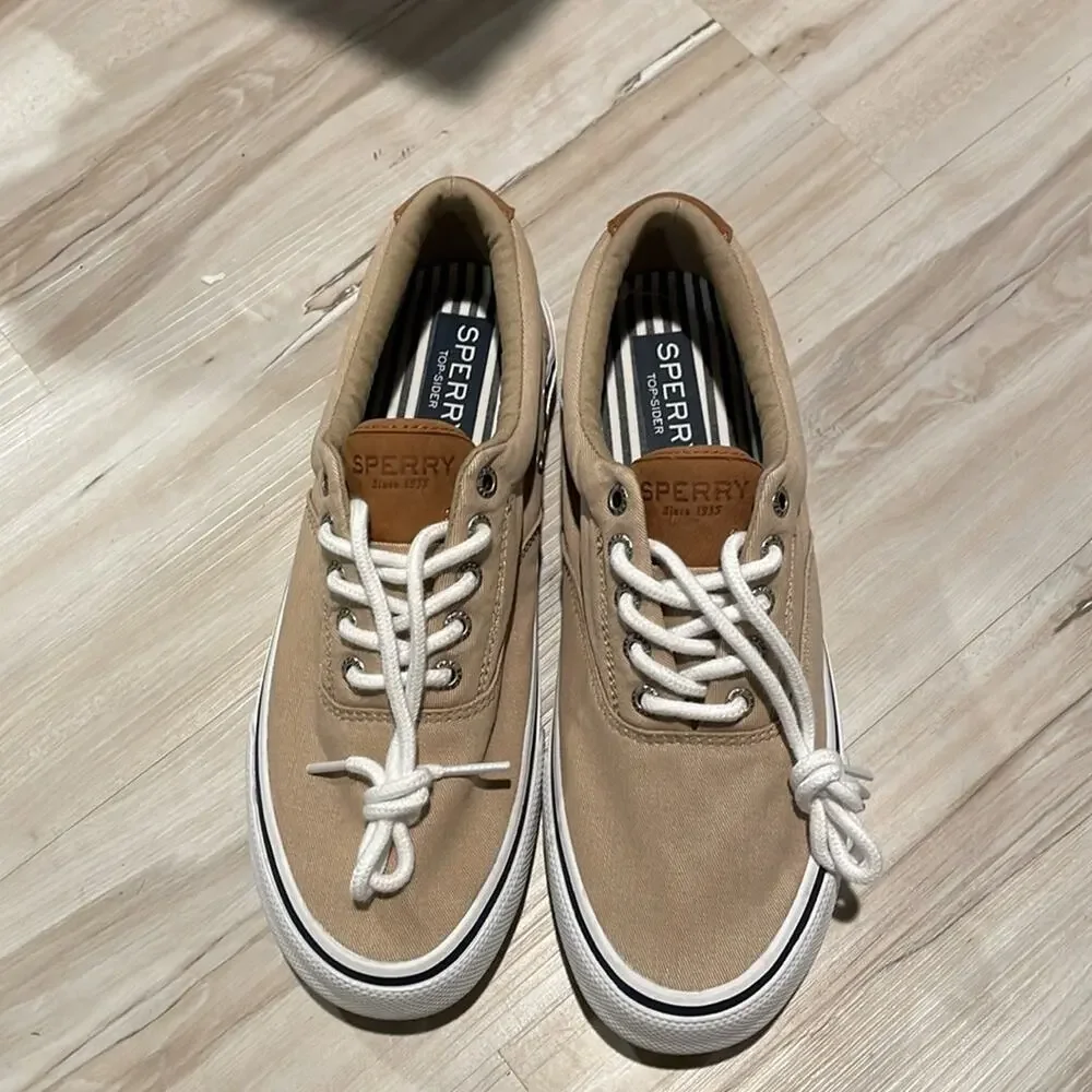 Mens Sperry Top sider lace up sneakers size 8 NEW